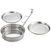 Ibili Lunch Box Stainless Steel Outdoor Camping Cookware with 20