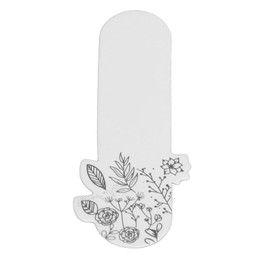 100 Pcs Perfume Test Strips 3.1 x 1.2in Disposable White Essential Oils Test Paper Floral Print Fragrance Classification Testing Card for Aromatherapy