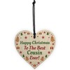 RED OCEAN For Cousin Hanging Wooden Christmas Decoration Keepsake