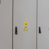 PartyKindom Protective Earthing Symbol Sticker Electrical Warning for Machines Weatherproof