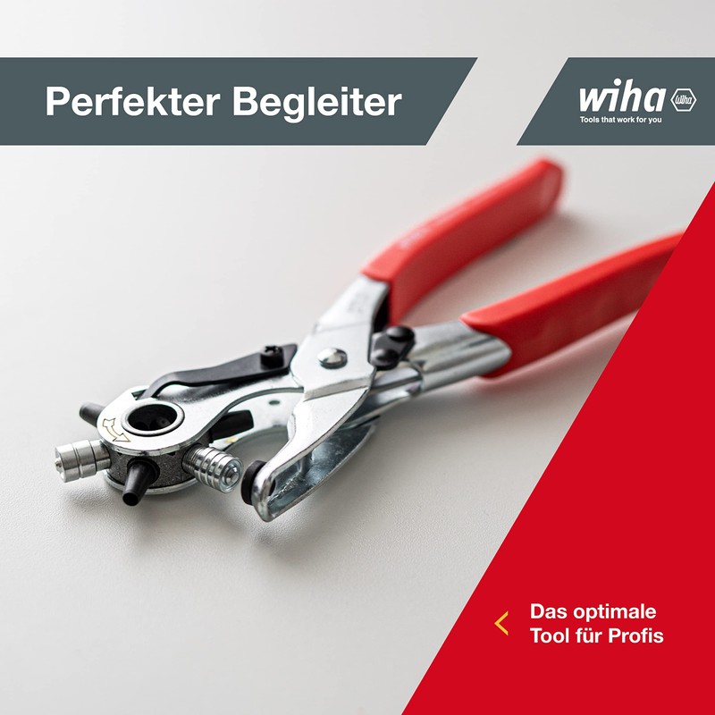 Wiha Z65222505 Hole Punch Pliers Professional. 225 mm