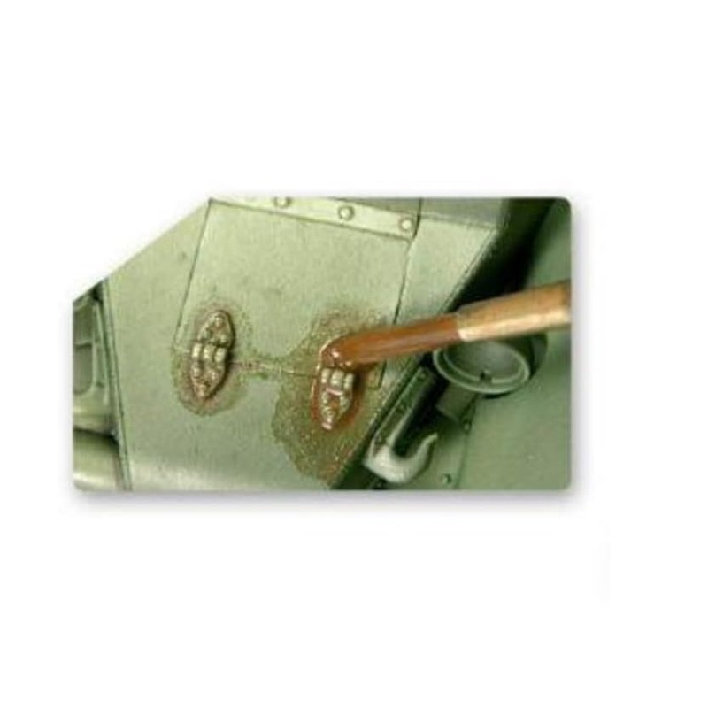 AK Interactive - Enamel Wash Light Rust Green Vehicles #