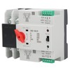 Fafeicy Dual Power Automatic Transfer Switch 110-230VAC/100A, Uninterruptible 2-Way Controller