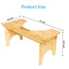Bamboo Toilet Stool – Ergonomic, Eco-Friendly, Non-Slip Bathroom Stool for