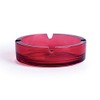 Excelsa Round Ashtray 10.5 cm Glass Red