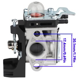 Moleyaso SRM 2620 Carburetor for Echo SRM-2620T 26X BRD2620 HCA2620 PAS2620 PE2620 T262X LE262 Trimmer A021004600 Carburetor w Fuel Line Air Filter