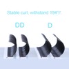 Volume Eyelashes, 0.07 mm Thickness, DD Curl, 10 mm Length,