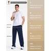 Tallemon Men's 34" Long Inseam Track Pants Warm-up Sweatpants Open