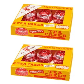 Tunnock Milch-Schaumküsse (6 pro Packung - 144g) - Packung mit 2