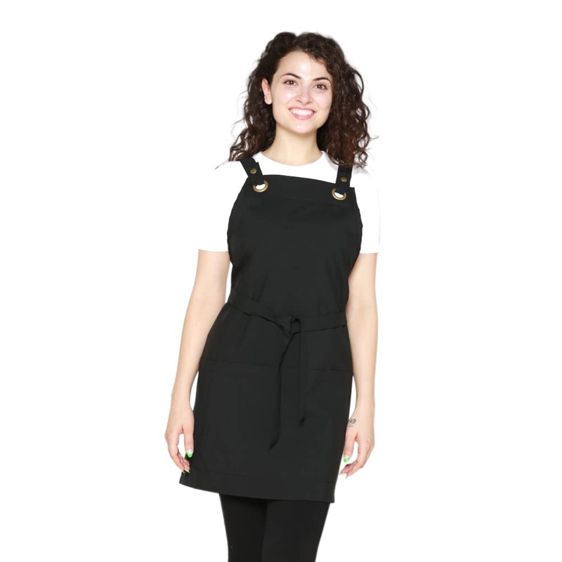 Tracy Professional Salon Apron – Bleach Proof, Water Resistant, Cross-Back