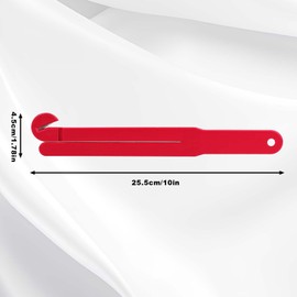 Food Bag Pouch Cutter Opener, Plastic Food Pouch Opener Stainless Steel Blade Food Bag Squeezer with Suction Cup for Home Kitchens Restaurants for Easy Storage (Red)