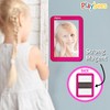 Playbees Magnetic Locker Mirror - Pink - Ideal for School