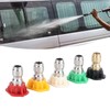 5 Pcs High Pressure Cleaning Spray Nozzle Multi Angle Strong