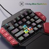 MageGee One Handed Professional Gaming Keyboard, RGB Backlit 35 Keys