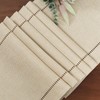 LOMOHOO Beige Table Runner 108Inches Long Linen Table Runner,Farmhouse Table