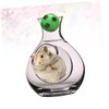 Sosoport Cooling Glass Nest for Hamsters Heat Dissipation Pet House