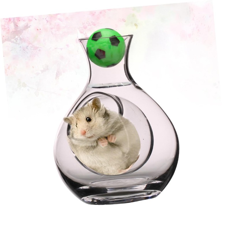 Sosoport Cooling Glass Nest for Hamsters Heat Dissipation Pet House