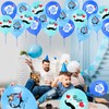 HOWAF 24Pcs Fathers Day Balloons Decorations, Blue Happy Father's Day