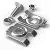 Qualinos 10x High-Quality Corner Connectors, Longitudinal Connectors for Double Rod
