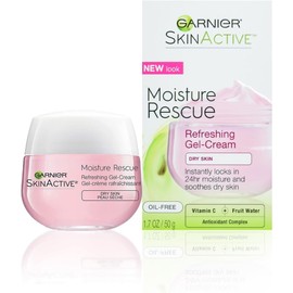 Garnier SkinActive Moisture Rescue Face Moisturizer, For Dry Skin, 1.7 oz.