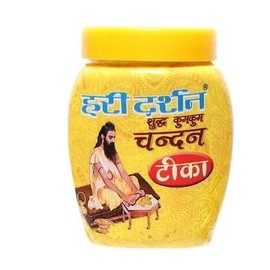 Chandan Tika for Puja, Chandan Tikka for Temple, Hindu God Pooja Item, (Pack of 2 Pcs, 40 Gram Each) Safed Chandan Tikka, Navratri Pooja, Hindu Pooja (Yellow)