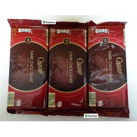 Choceur Dark Chocolate Smooth Dark Chocolate 49% Cocoa 5.29oz 150g (Pack of Three)