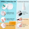 AIMEILI Solid Nail Glue Solid Builder Gel for Gel Nails