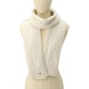 CABLE KNIT SCARF