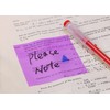ONLYKXY 4 Pack Transparent Sticky Notes 7.6x7.6CM Self-Stick Book Tabs