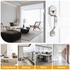 Probrico Satin Nickel Heavy Duty Front Entry Handleset, Passage Lock