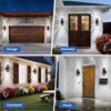 DASTOR Dusk to Dawn Outdoor Wall Light Fixture, 2-Layer Up