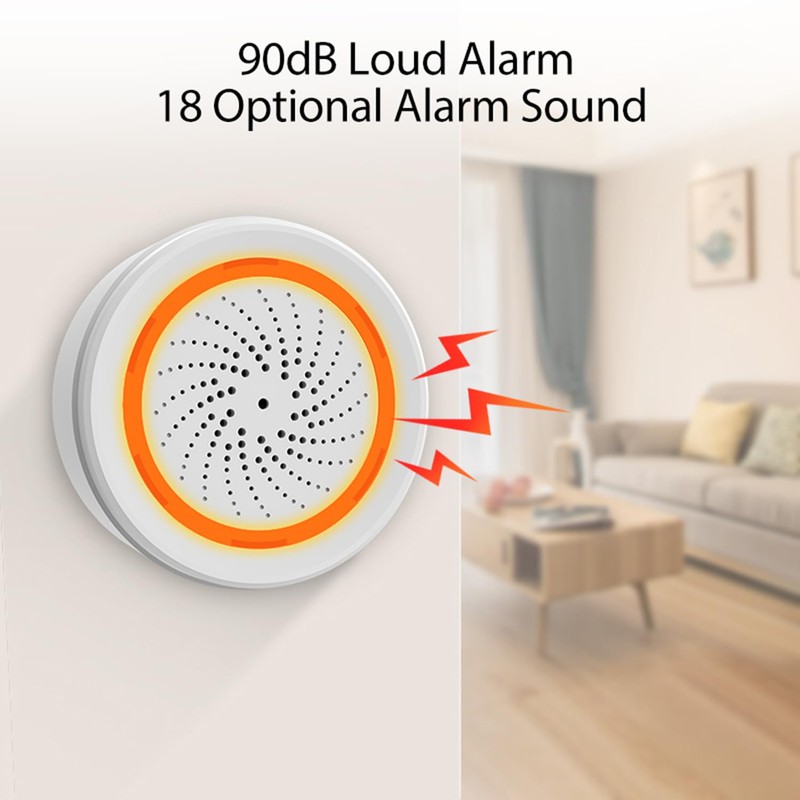 Zigbee Smart Siren Alarm: Wireless Alarm for Home Security &