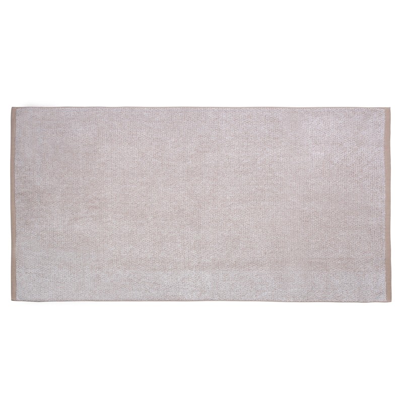 Everplush Diamond Jacquard Bath Sheet 2 Pack in Brown