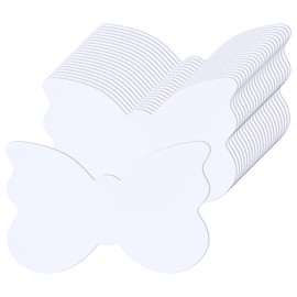Hygloss Butterfly Shape Paper Cut-Outs for Arts & Crafts-Many Creative Uses-Classroom Activities-8 x 5 Inches, White 40 Piece