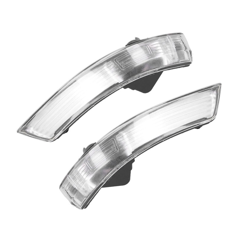 Pair of Rearview Wing Mirror Indicator Lens Turn Signal Light