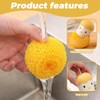 2Pcs Ergonomic Mini Dish Brush Useful Kitchen Pot Brush Scratch-Free
