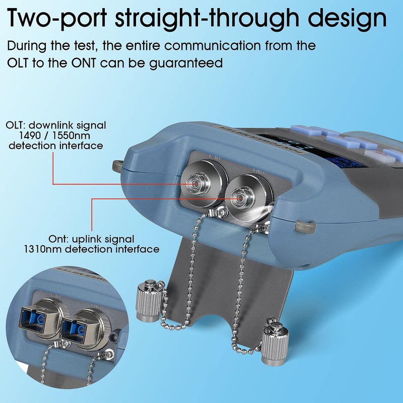 Fiber Optic PON Optical Power Meter A-330U SCUPC FCUPC Interface
