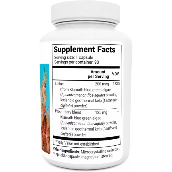 Dr. Berg Sea Kelp Enhanced Iodine - 200 Mcg of