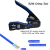 RJ45 Crimp Tool 8P RJ45 Crimping Tool Pass Through Ethernet
