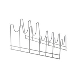 Metaltex Lido Topfdeckelhalter, Metall, Silber, 14 x 16 x 28 cm