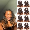 Short Kids Braiding Hair 10 Inch Pre Stretched French Curl