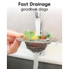 TRAPMATE Kitchen Sink Drain Strainer & Sink Stopper, Revolutionary Stainless