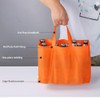 Aoktorkit 5 PCS Orange Party Favors Bags Non-woven Gift Tote