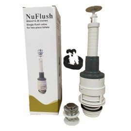 GROHE Kohler & Eljer Universal Top Button Flush Valve, 2 Piece toilets & 2" Flush Hole