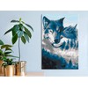 murando - Paint by Numbers Wolff Forest Animals Love 40