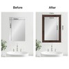 Amanti Art Mirror Makeover 16x24 Bathroom Mirror Frame Border Kit,