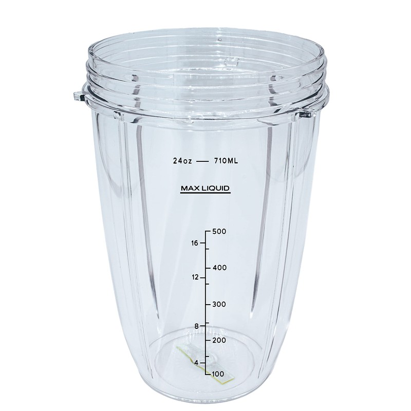 Blendin 24 Ounce Tall Cup Jar with Lip Rings, Compatible