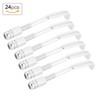24pcs 5.4-6.4cm Length Adjustable Banjo Hooks Parts Accessory