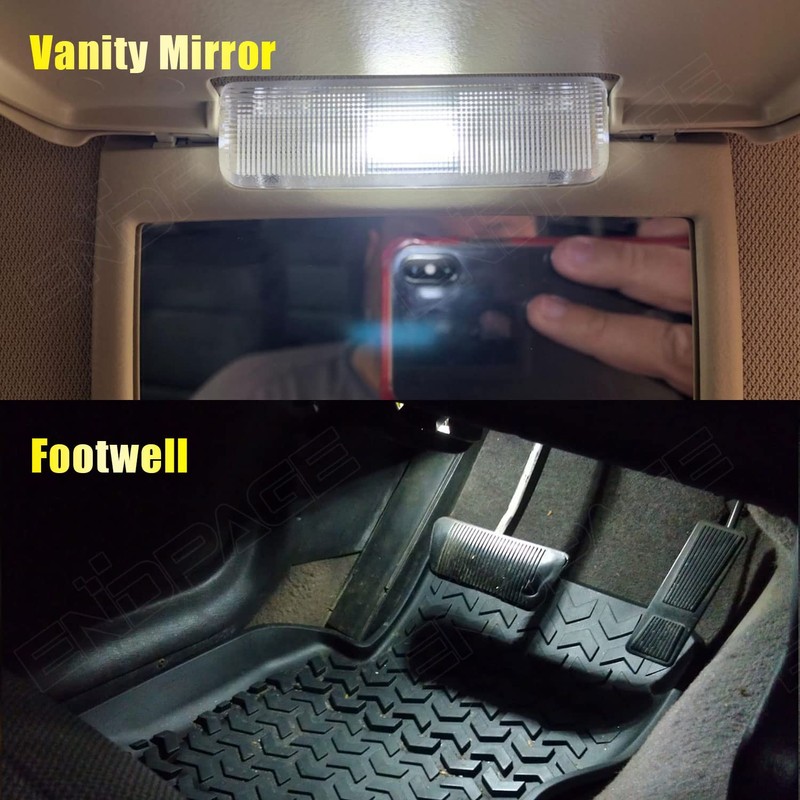 ENDPAGE 10-Pieces Nitro Interior LED Light Kit for Dodge Nitro