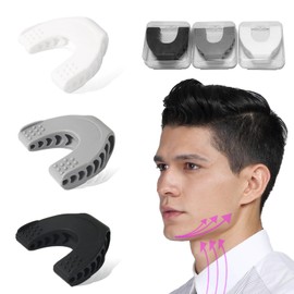 Simofuze Jaw Trainer, 3 PCS Jaw Exerciser, Jawline Exerciser for Men and Women, Jaw Training Kit with Separate Storage Case, 40LB 50LB 60LB